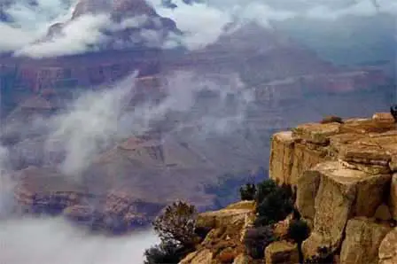 Picture of Winter Inversion at Lipan Point