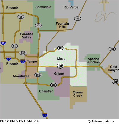 Glendale Arizona Map