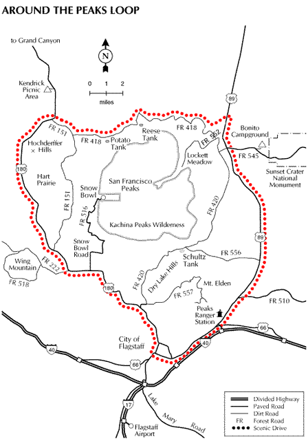 Peaks Loop Map