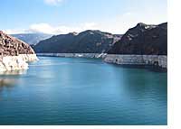 Lake Mead In The Narrows At Boulder Dam