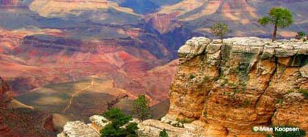 South Rim view of the Grand Canyon in Arizona