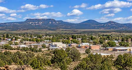 Springerville Arizona in the White Mountains
