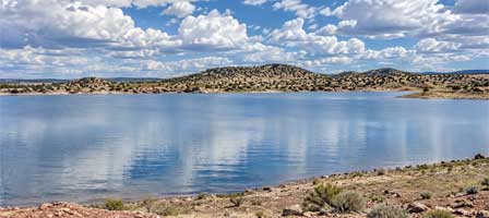 Lyman Lake near Springerville in northeastern Arizona