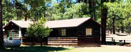 Rustic Coronado Trail Cabins vacation accommodations in Alpine Arizona