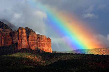 Rainbow over Rabbit Ears