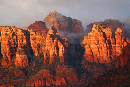 Red Rock Magical Light