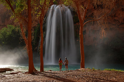 Hikers Below Havasu Falls 