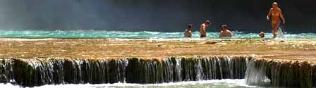 Swimming at Mooney Falls