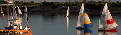 Tempe Town Lake Sailboats