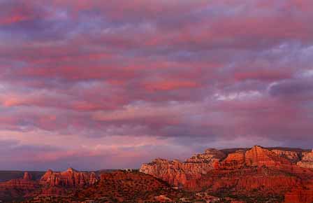 Sunset Over Sedona