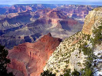 View of the Grans Canyon from near Mohave Point