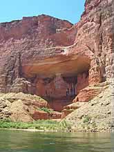 Ruins Along the Colorado River on a River Rafting Trip Through the Grand Canyon