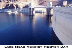 Lake Mead Against Hoover Dam