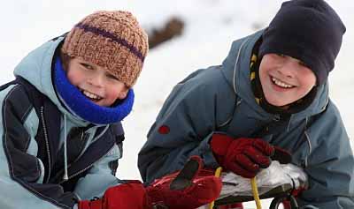 Kids Love To Play In The Snow