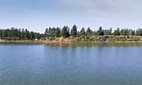 Fool Hollow Lake boating and recreation area near Show Low Arizona