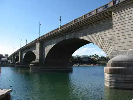 Picture of the London Bridge at Lake Havasu City, Arizona