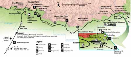 Desert View Map