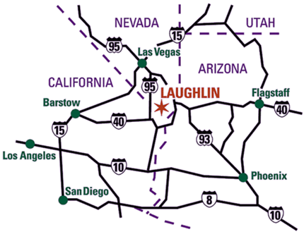 Laughlin Nevada Map