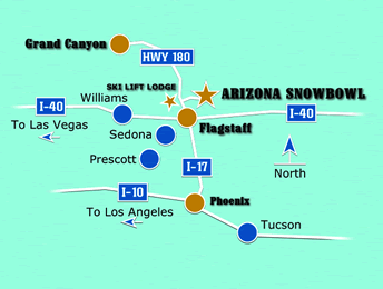 Arizona Snowbowl Map