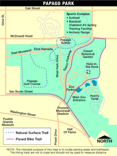 Papago Hiking Trail