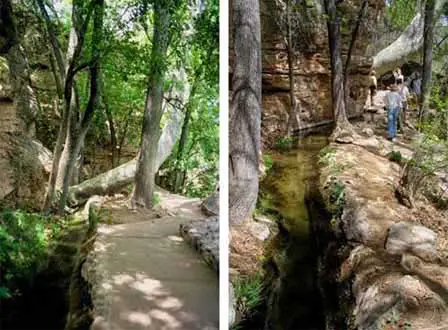 Pictures of pathway to Montezuma Well