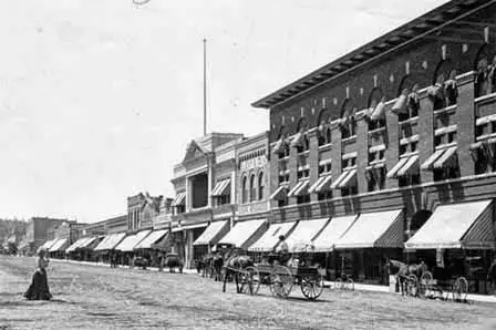Whiskey Row Around 1905