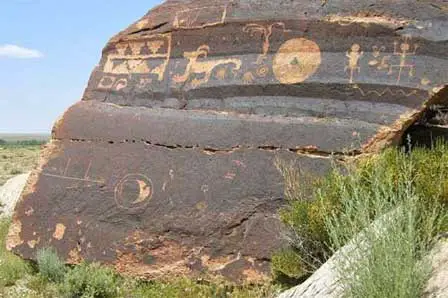 Petroglyphs in the Petrified Forest National Monument