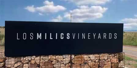 Arizona winery Los Milics Vineyards offering a wide variety of wine choices