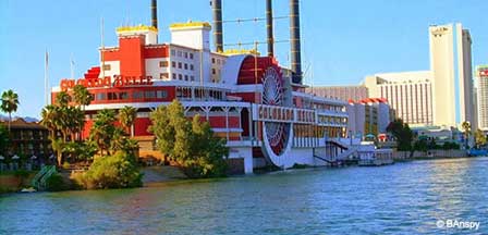 Photo of Laughlin, Nevada across from Bullhead City. Arizona