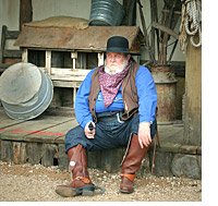 Gunfight Character at an Arizona Theme Park