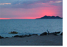 Atardecer en Rocky Point México