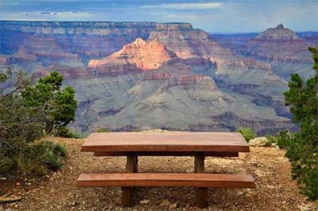 Picture of Shoshone Overlook Point, South Rim of the Grand Canyon